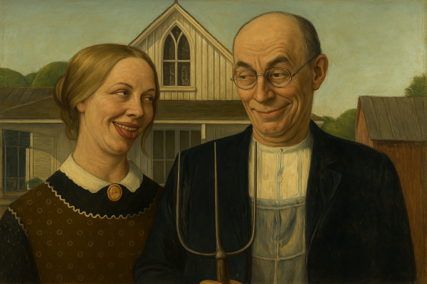 Romantic American Gothic Parody
